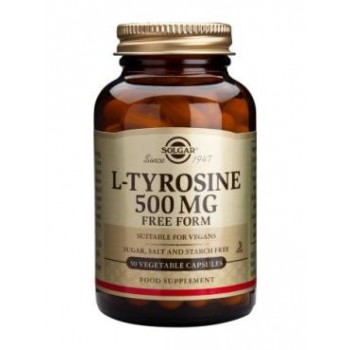 Solgar L-Tyrosine 500 mg Vegetable Capsules