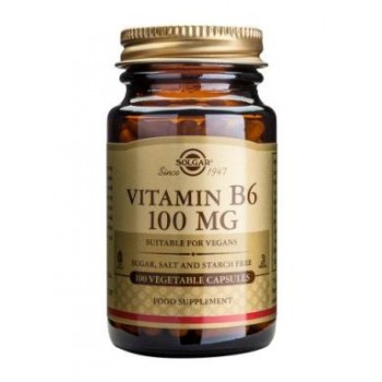 Solgar Vitamin B6 100 mg Vegetable Capsules
