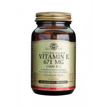Solgar Vitamin E 671 mg (1000 IU) Vegetable Softgels