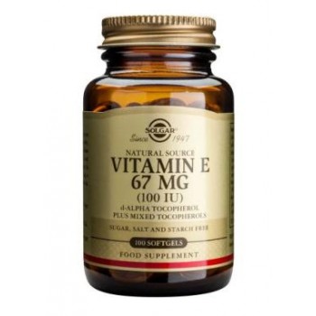 Solgar Vitamin E 67 mg (100 IU) Softgels