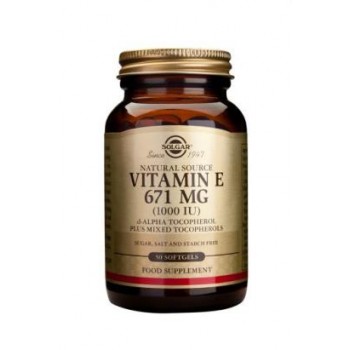 Solgar Vitamin E 671 mg (1000 IU) Softgels