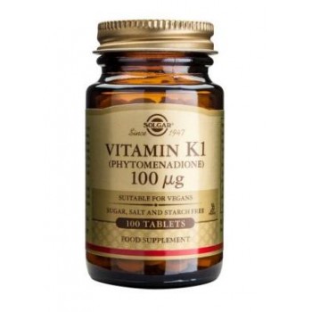 Solgar Vitamin K1 100 ?g Tablets