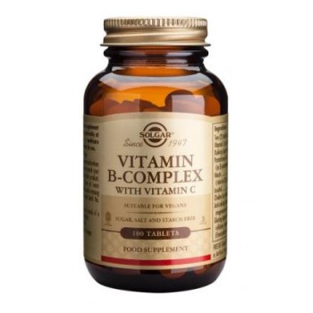 Solgar Vitamin B-Complex with Vitamin C Tablets